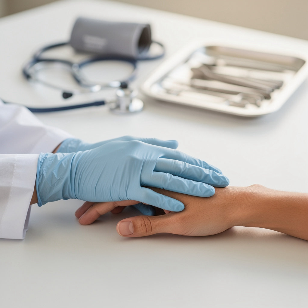 Dr. Adrienne M. Kelly, MD San Diego providing compassionate medical consultation in a modern San Diego clinic